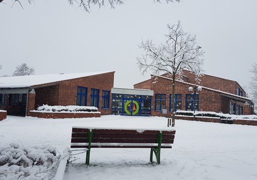 Schule Schnee